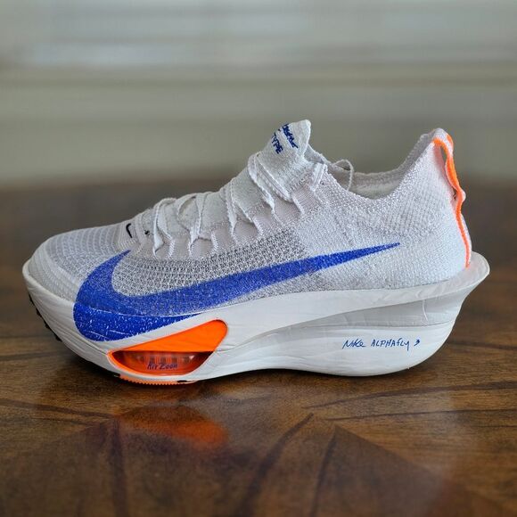 Nike Air Zoom Alphafly Next% 3 Blueprint Pack Running Shoes White Blue Women's 8 - Picture 7 of 16